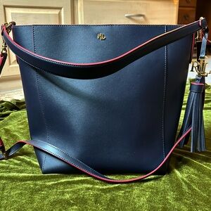 Ralph Lauren Tote Bag with Adjustable Crossbody Strap